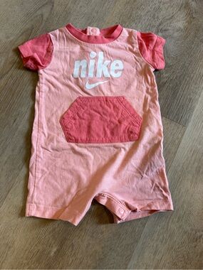 Nike Pink Toddler Tee with White Logo